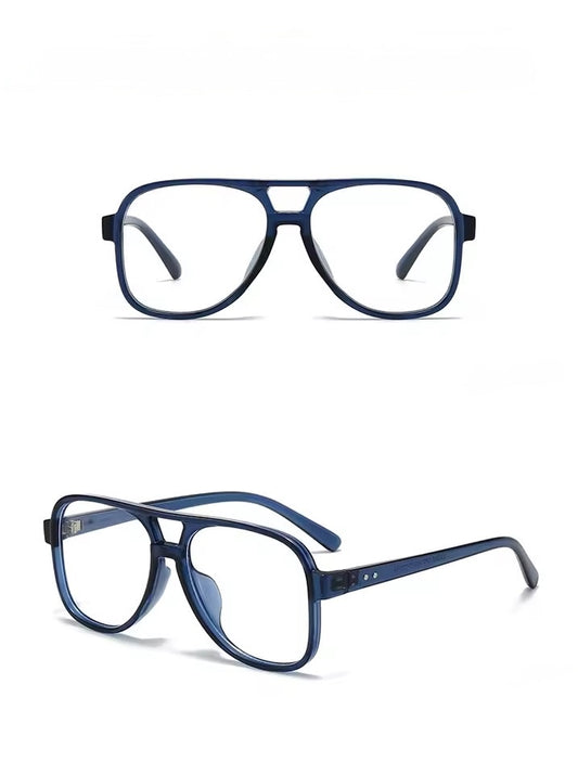 Luna Sea  Blue Light Aviator Glasses Blue