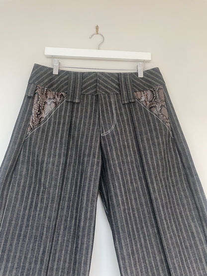 Handmade Pinstripe Jeans