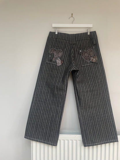 Handmade Pinstripe Jeans