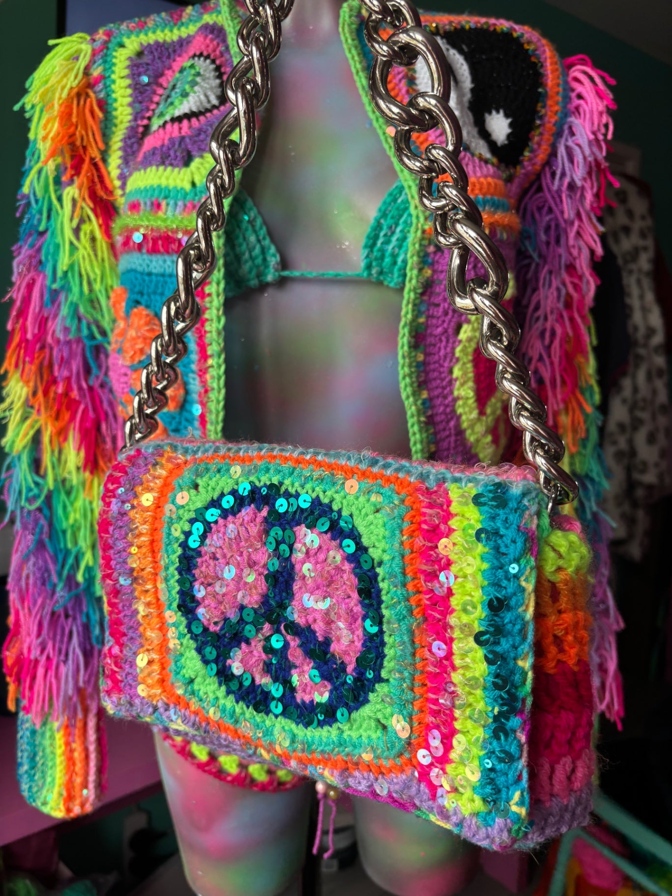 Peace sign bag THE MAGIC LABEL