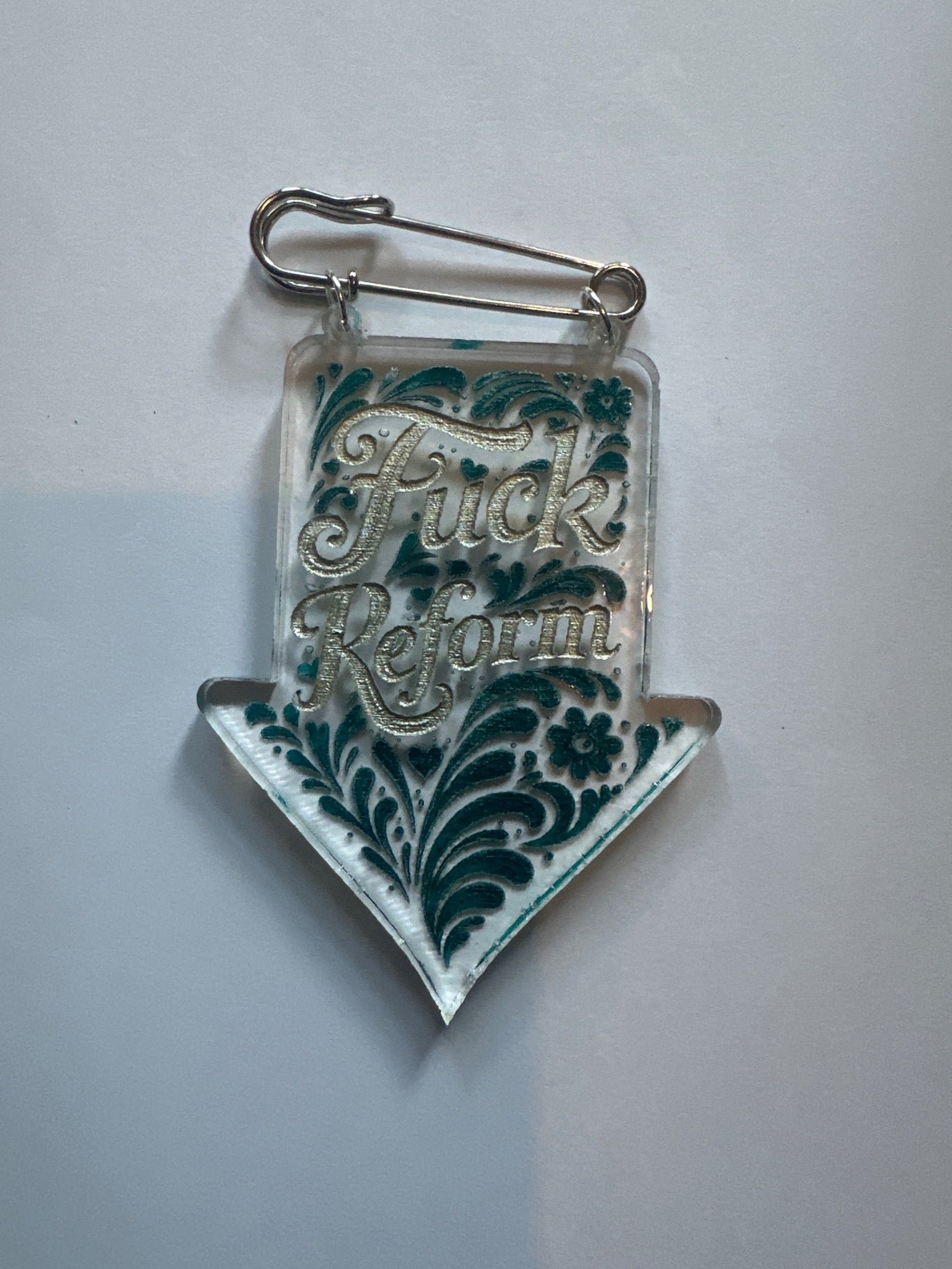 Fuck reform badge