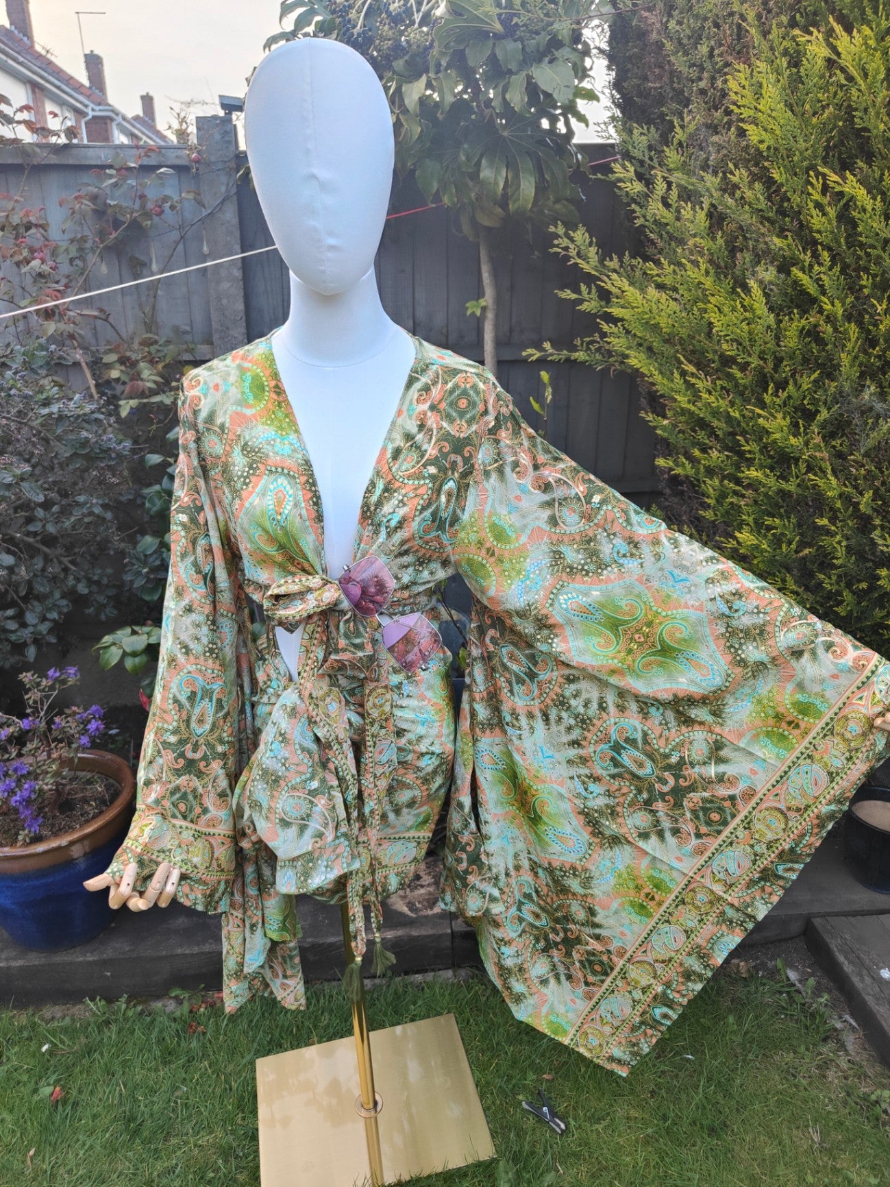 Pefkos co ord set top and sarong scarf 