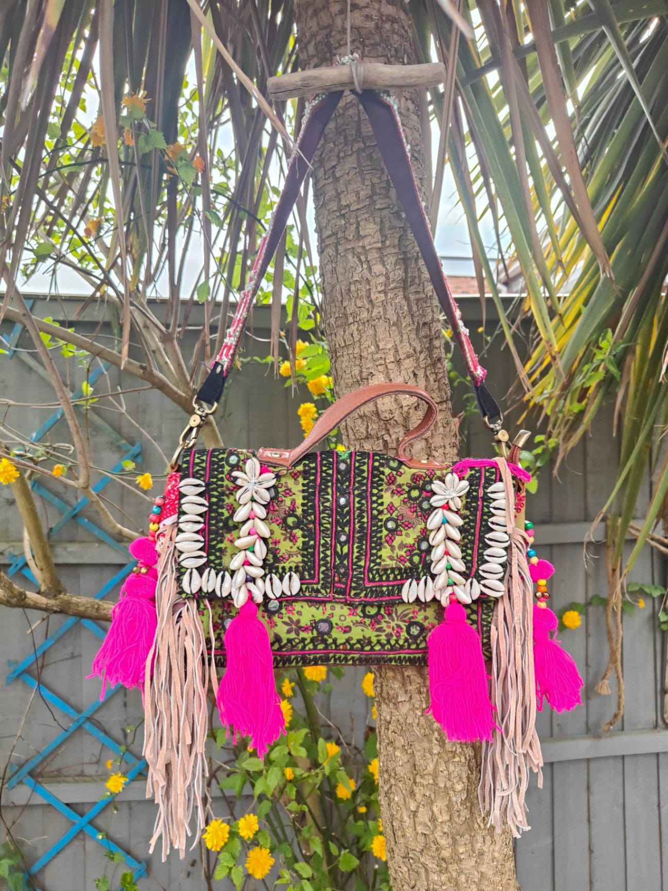 Mini city bag with detachable vintage strap