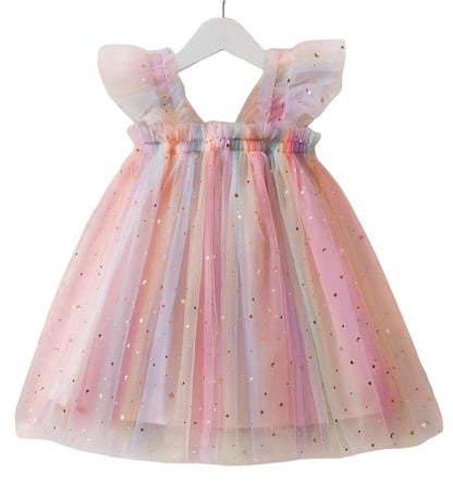 1yr Multicoloured Winged Dress