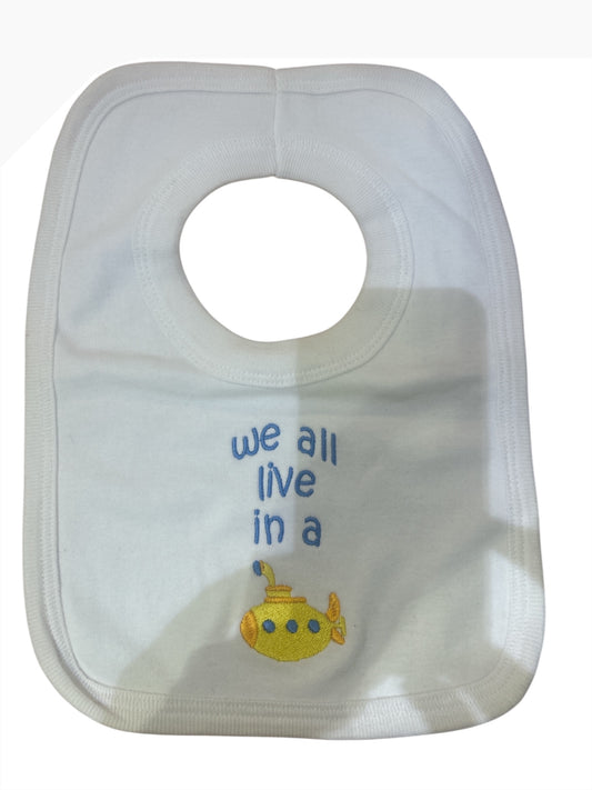 Yellow Submarine Bib
