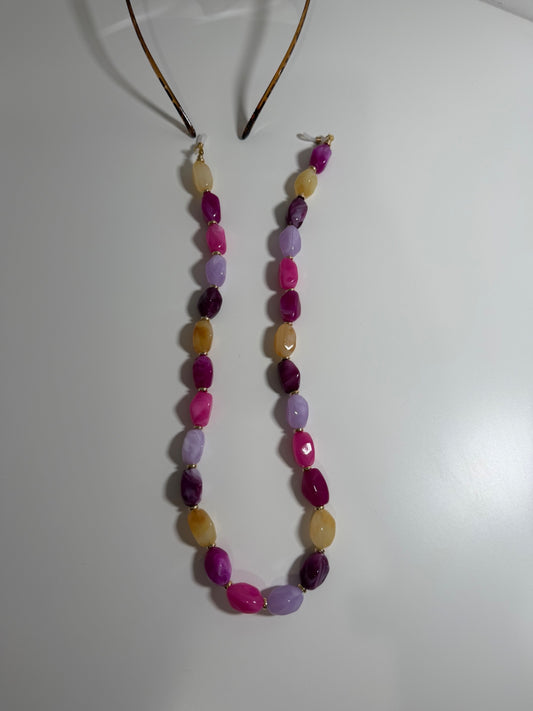Lavender glow sunglasses strap - gold