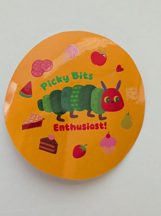 Crunch The Caterpillar Sticker