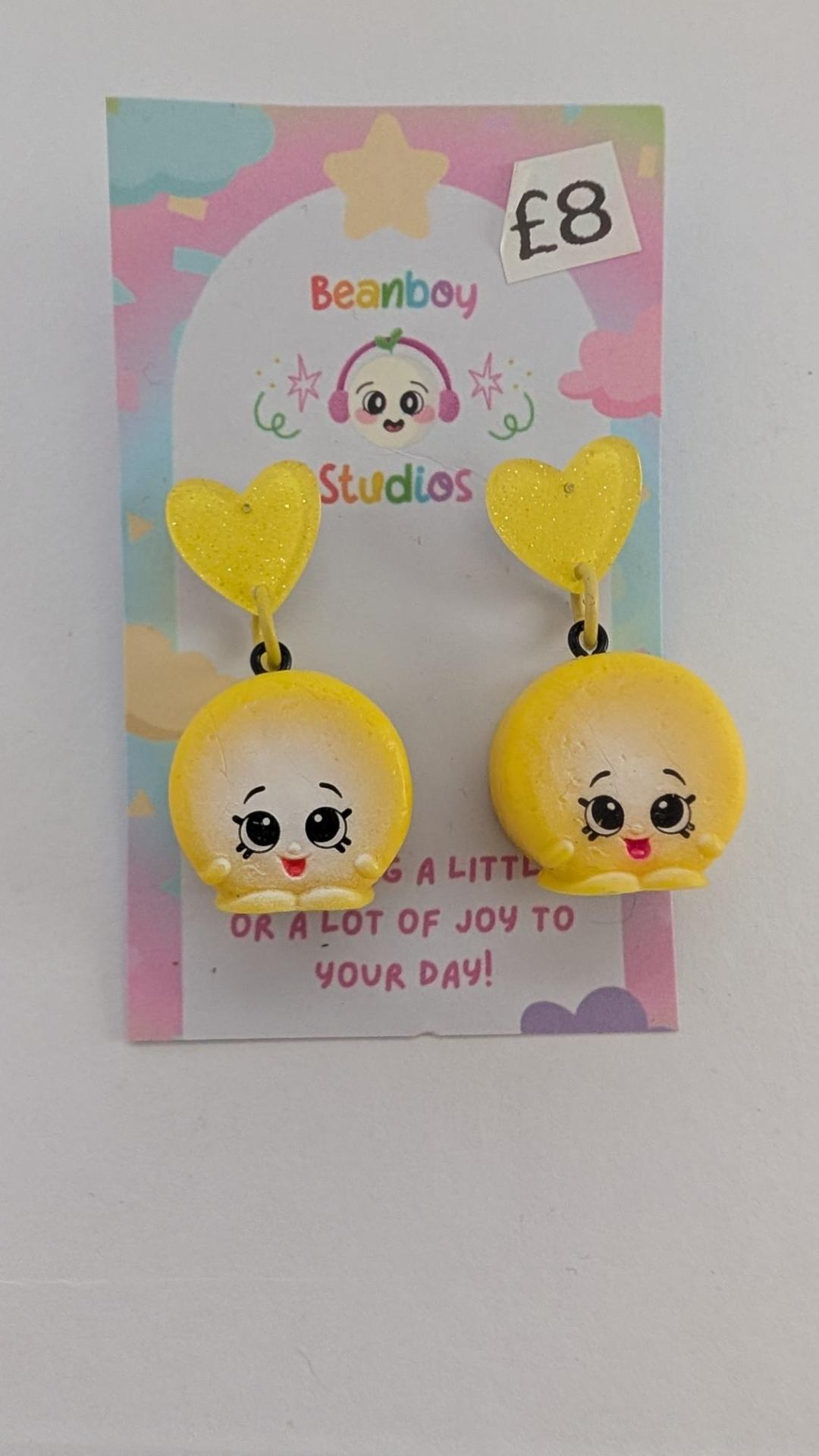 Yellow Shopkin's Earrings