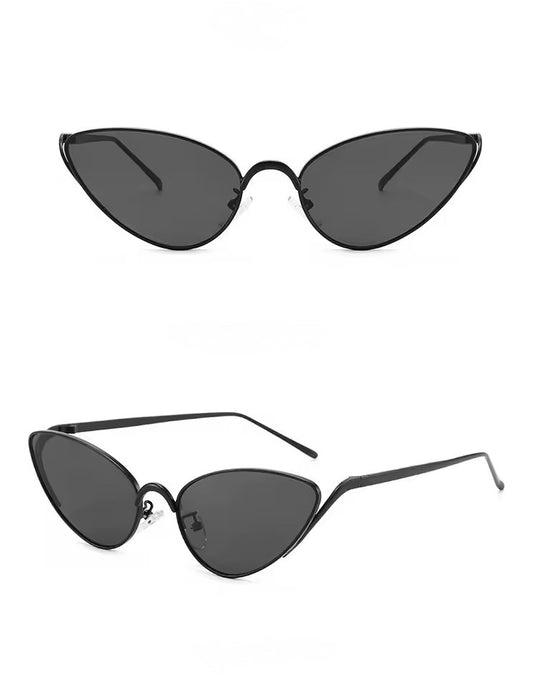 Viper Cat Eye Sunglasses Black