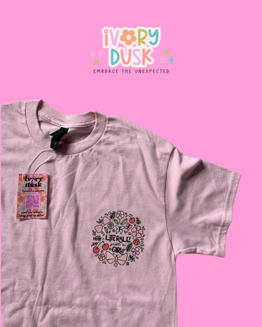 Just a girl tshirt size M