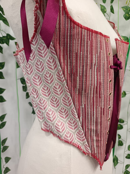 Corset top red stays