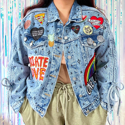 the ‘Brave Spirit’ denim jacket 