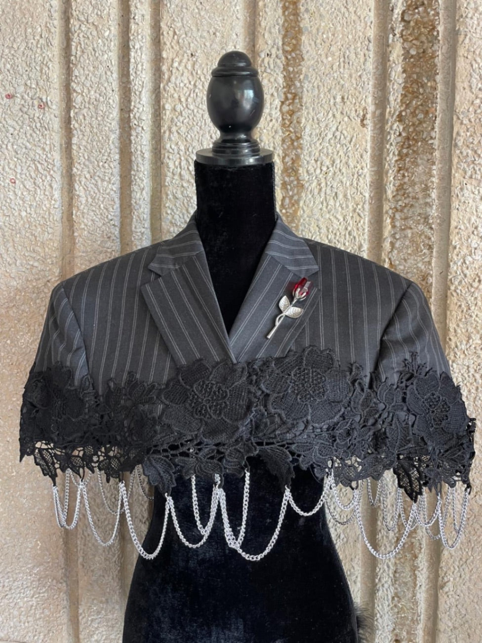 Blazer Cape (Chains & Rose)