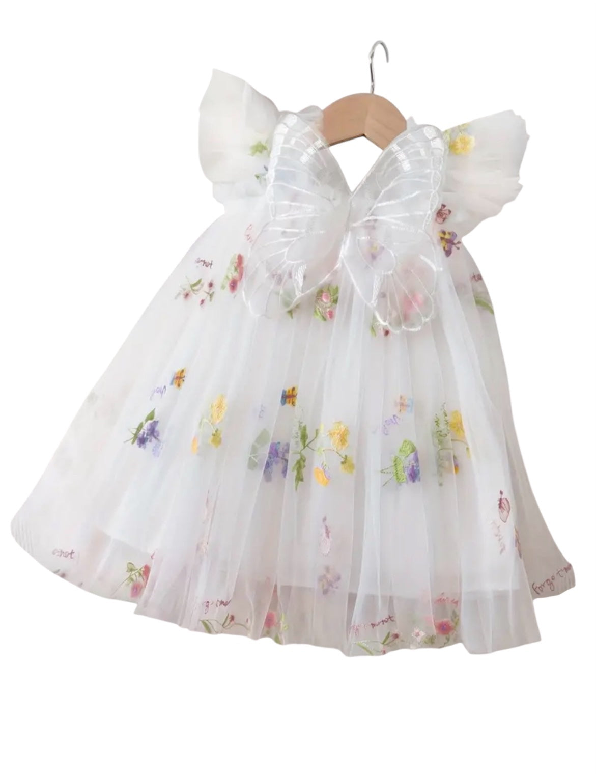 1/2yrs White Forget Me Knot Dress