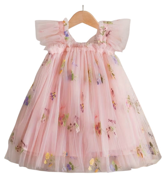 9-12m Peach Forget Me Knot Dress
