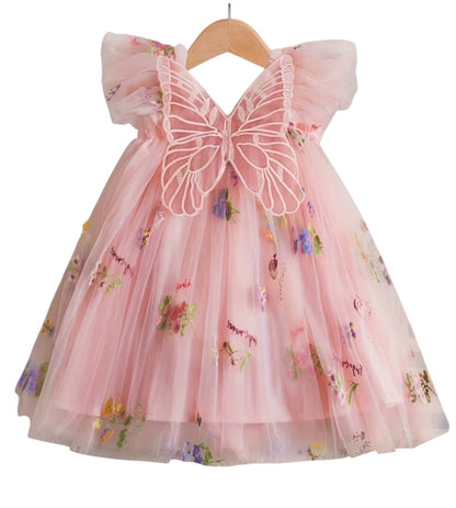 4/5yrs Peach Forget Me Knot Dress