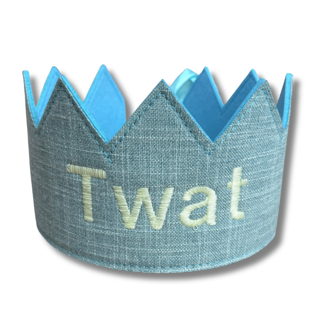 Twat Adult Fabric Crown