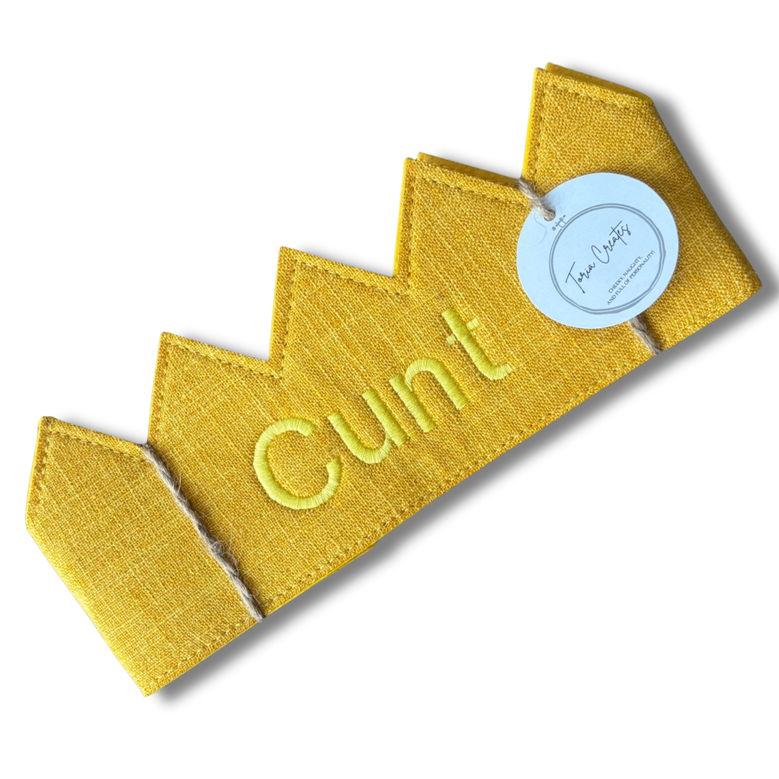 Cunt Adult Fabric Crown