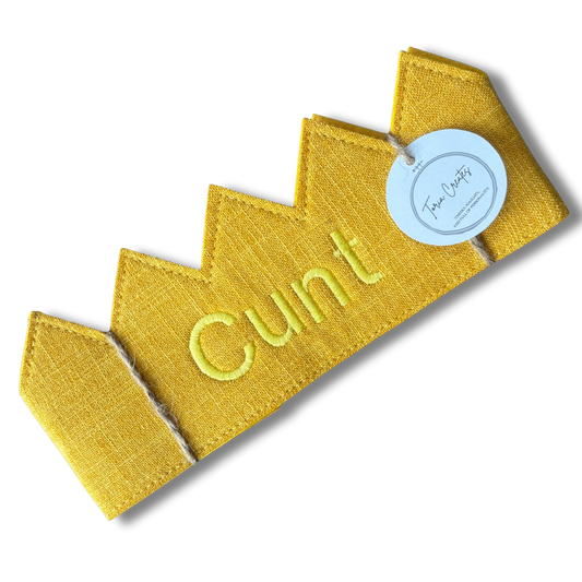 Cunt Adult Fabric Crown