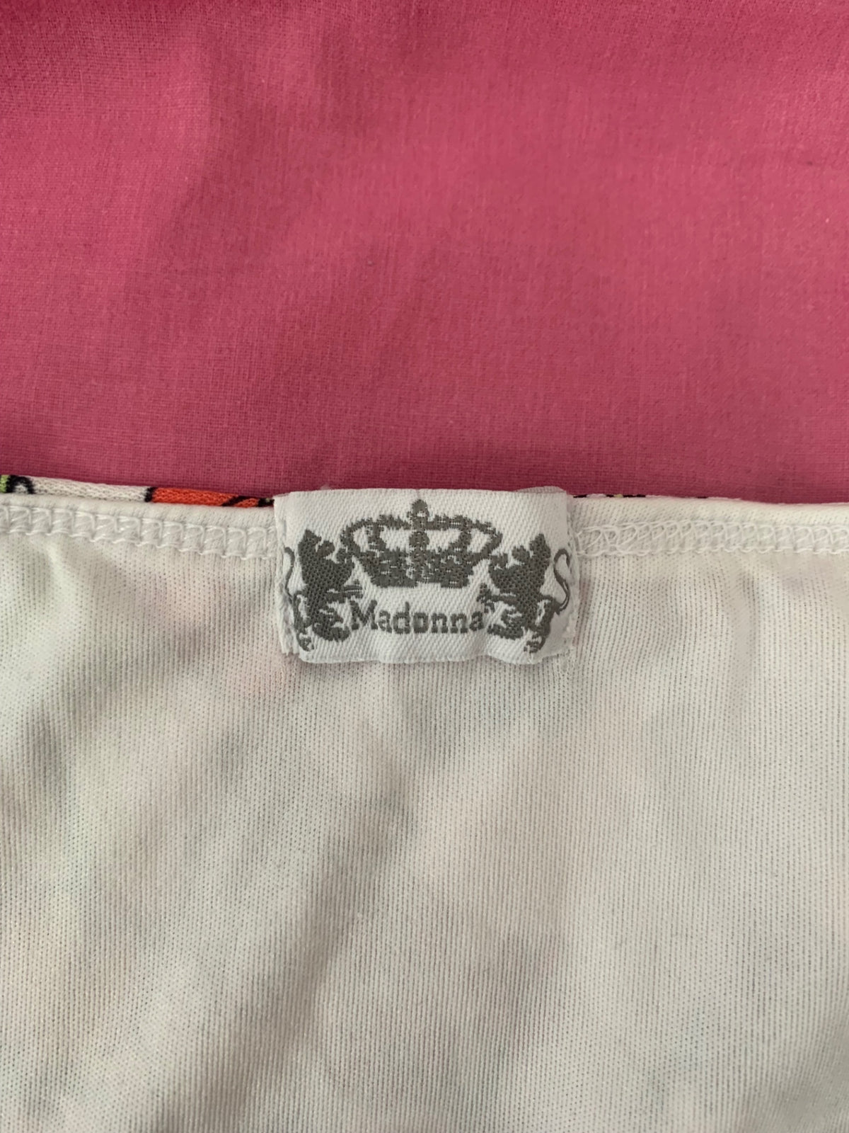 vintage white floral skirt
