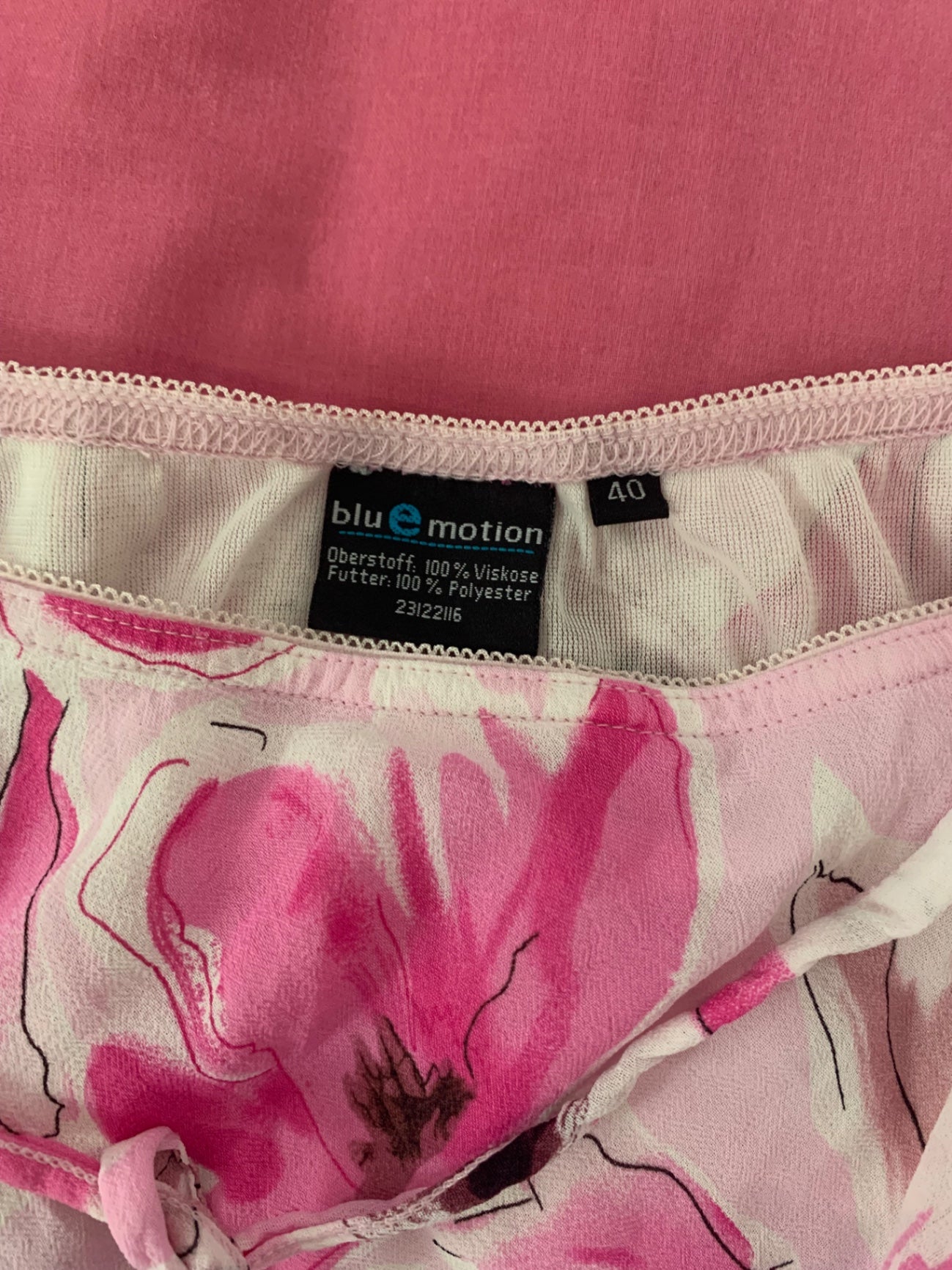 pink floral bluemotion skirt 