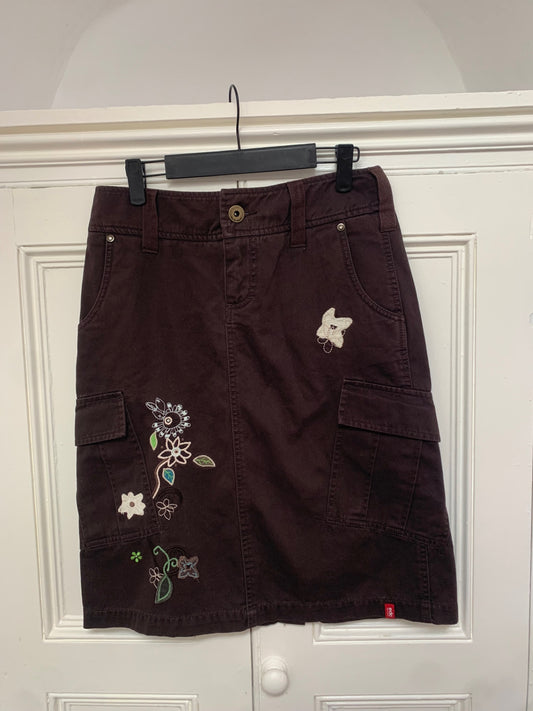 vintage cotton esprit skirt