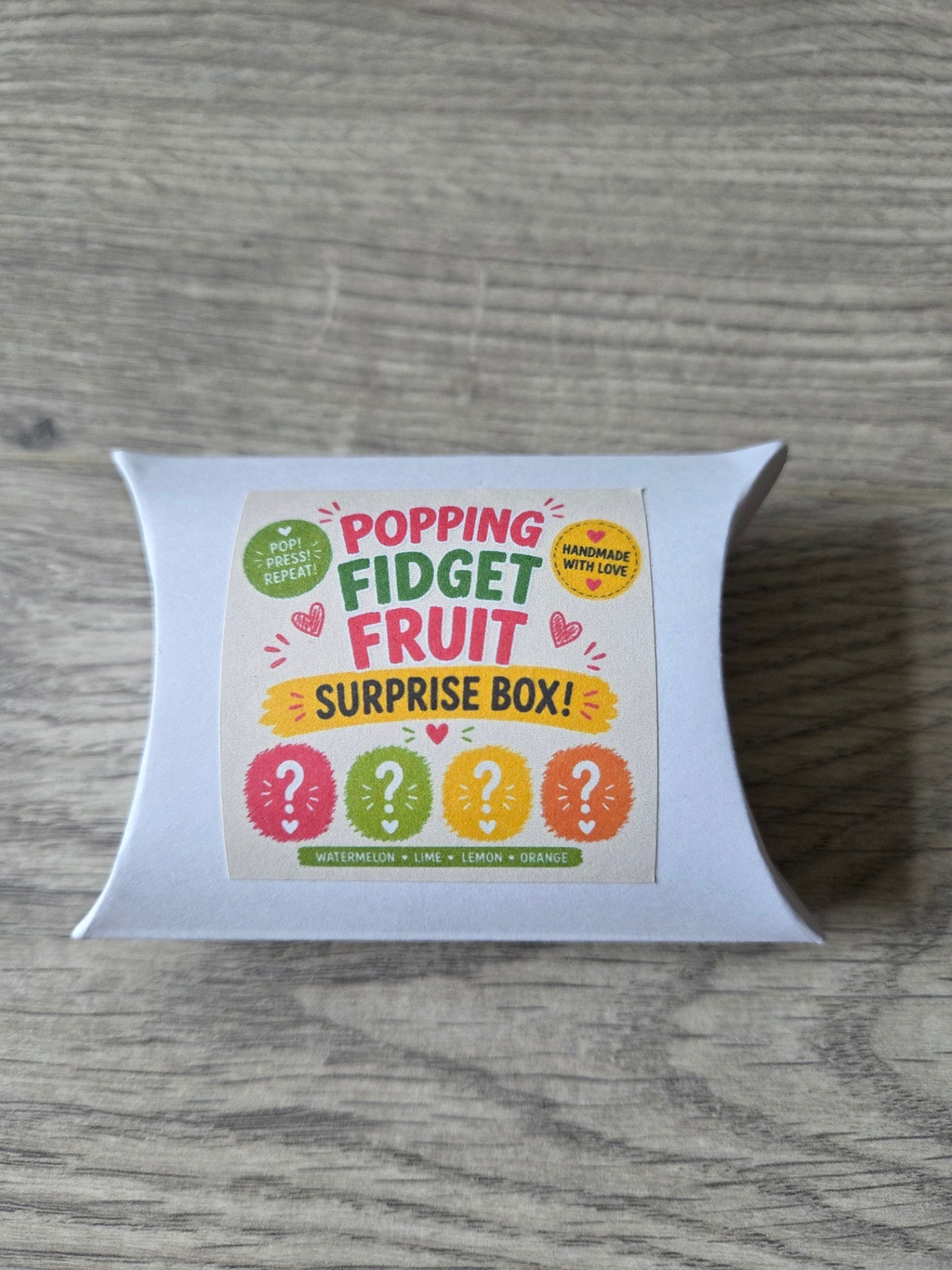Fidget fruit surprise box
