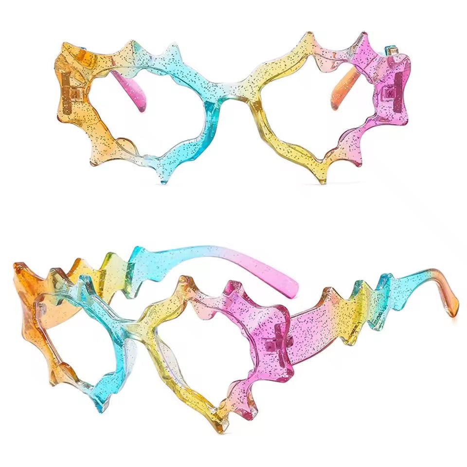 Rainbow Splash Glasses