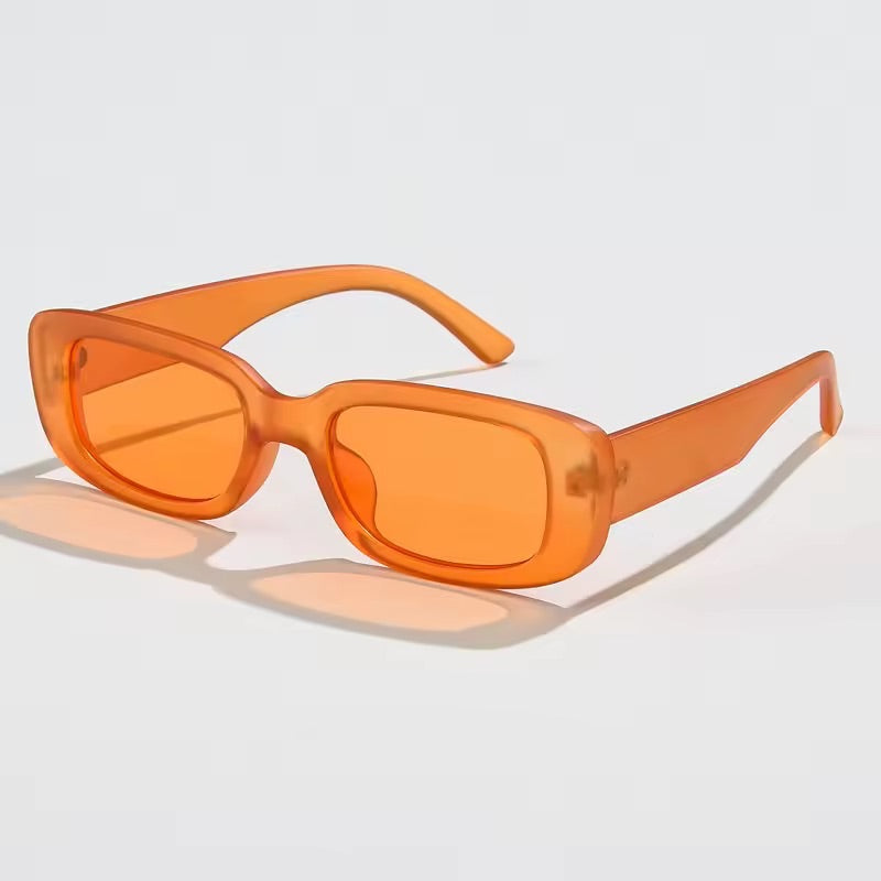 90s Oblong Sunnies Orange