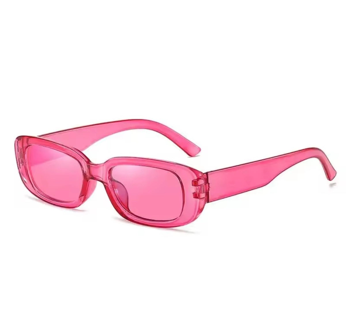 90s Oblong Sunnies Pink