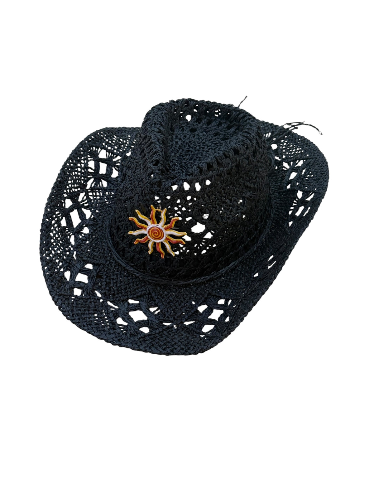 Solstice Straw Cowboy Hate In Black