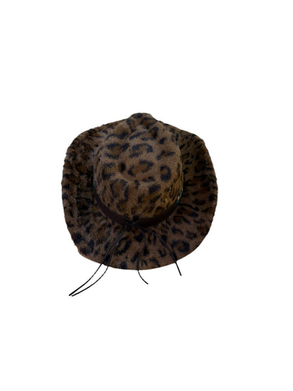 Bull Stud Fur  Leopard Print Cowboy Hat