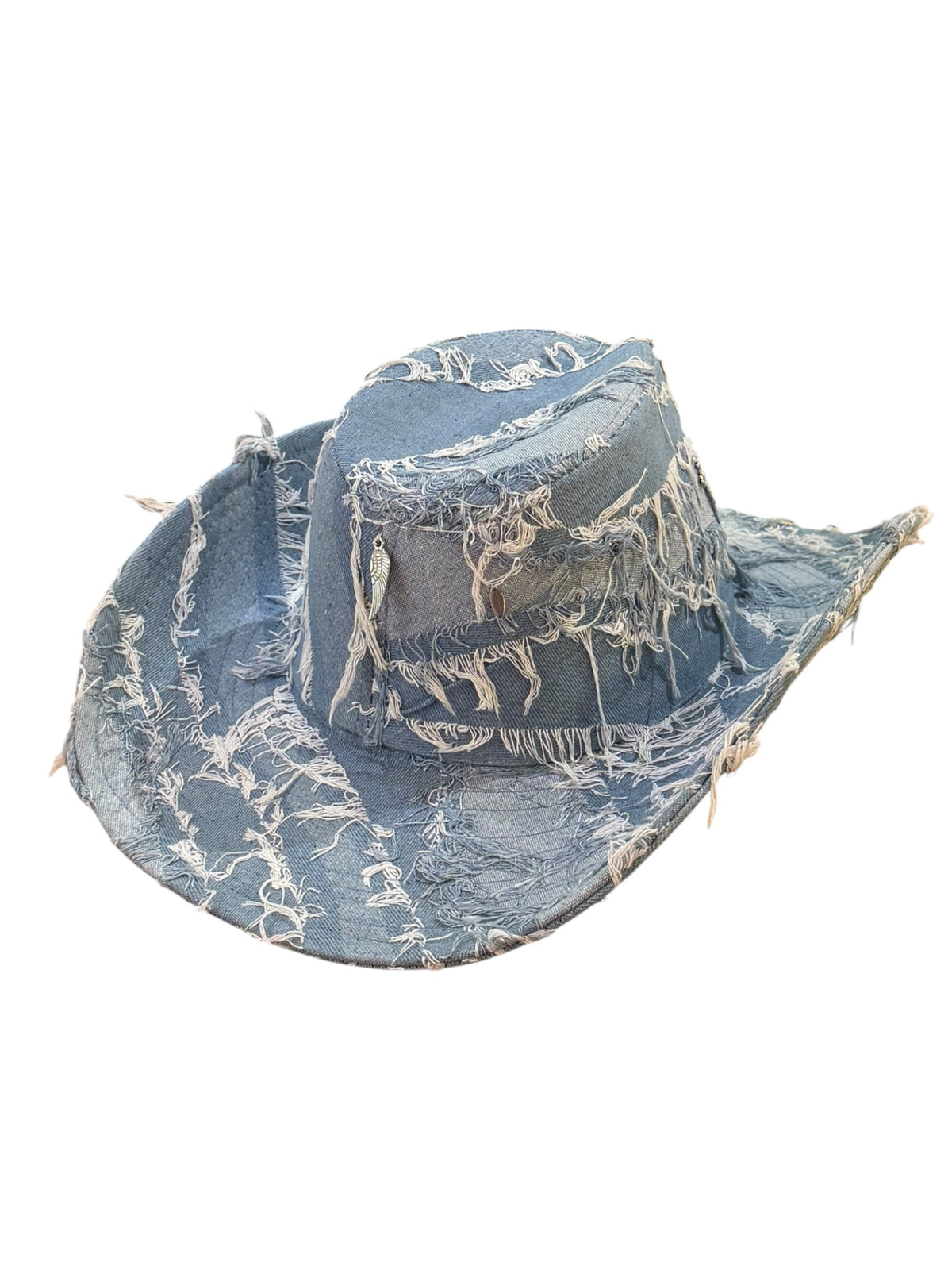 Cross Blue Denim Cowboy Hat