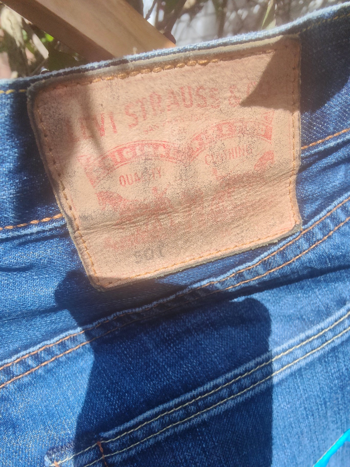 Vintage Levi Shorts- upcycled - waist 32 inches
