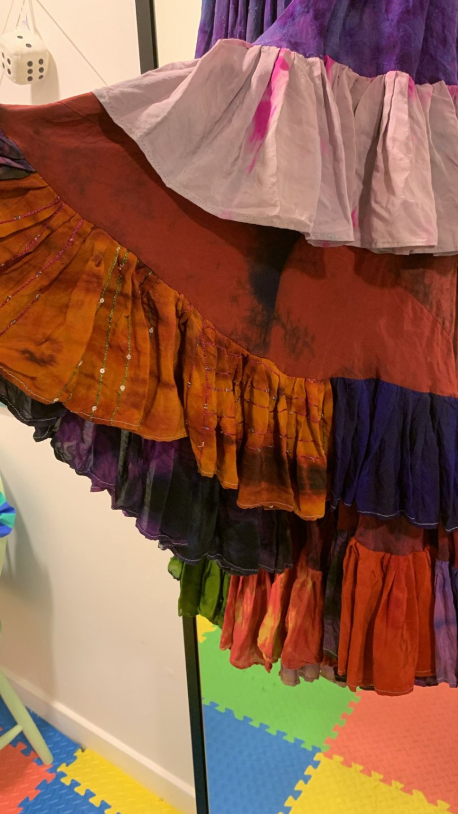 Wanderlust maxi tiered skirt 
