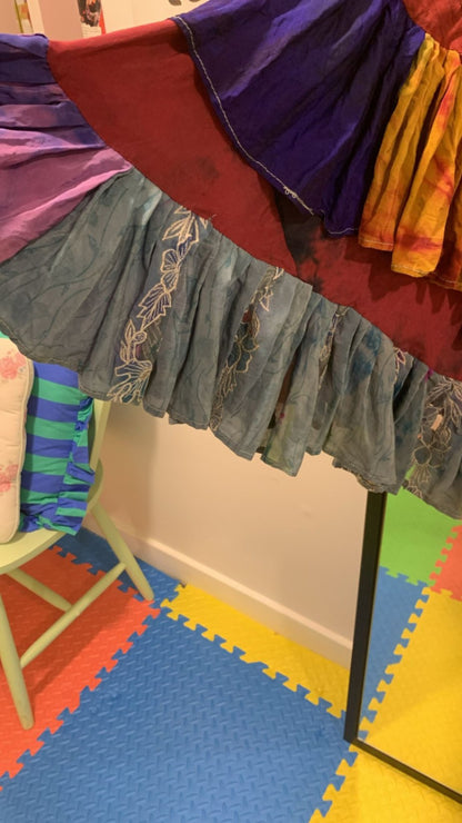 Wanderlust maxi tiered skirt 