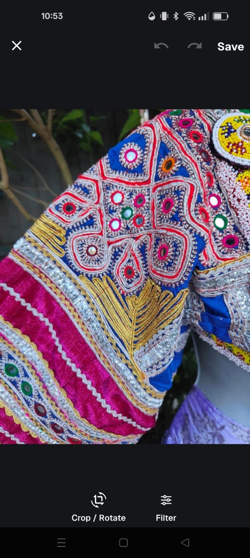 Vintage Afghani Bohemian Top - Rare and unique 