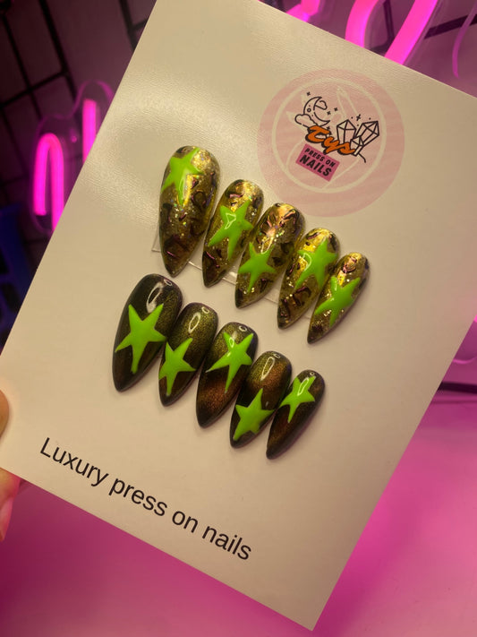 Neon Green stars