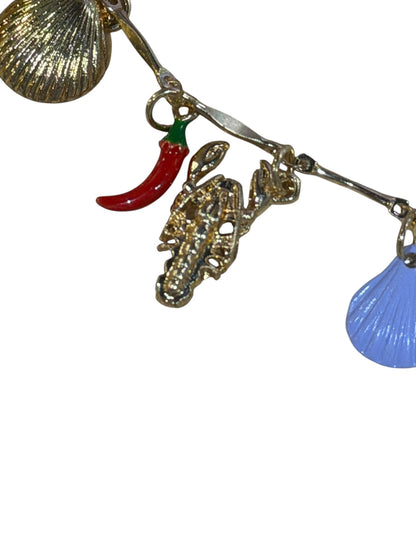 Gold Charm Bracelet