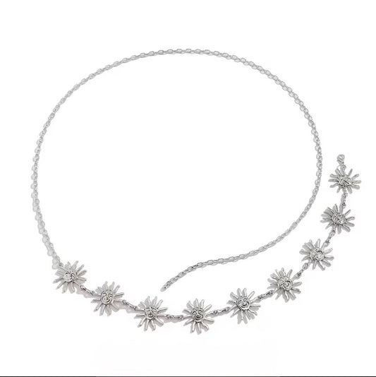 Silver Sun Charm Belt