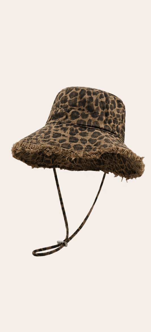 Leopard Print Bucket Hat