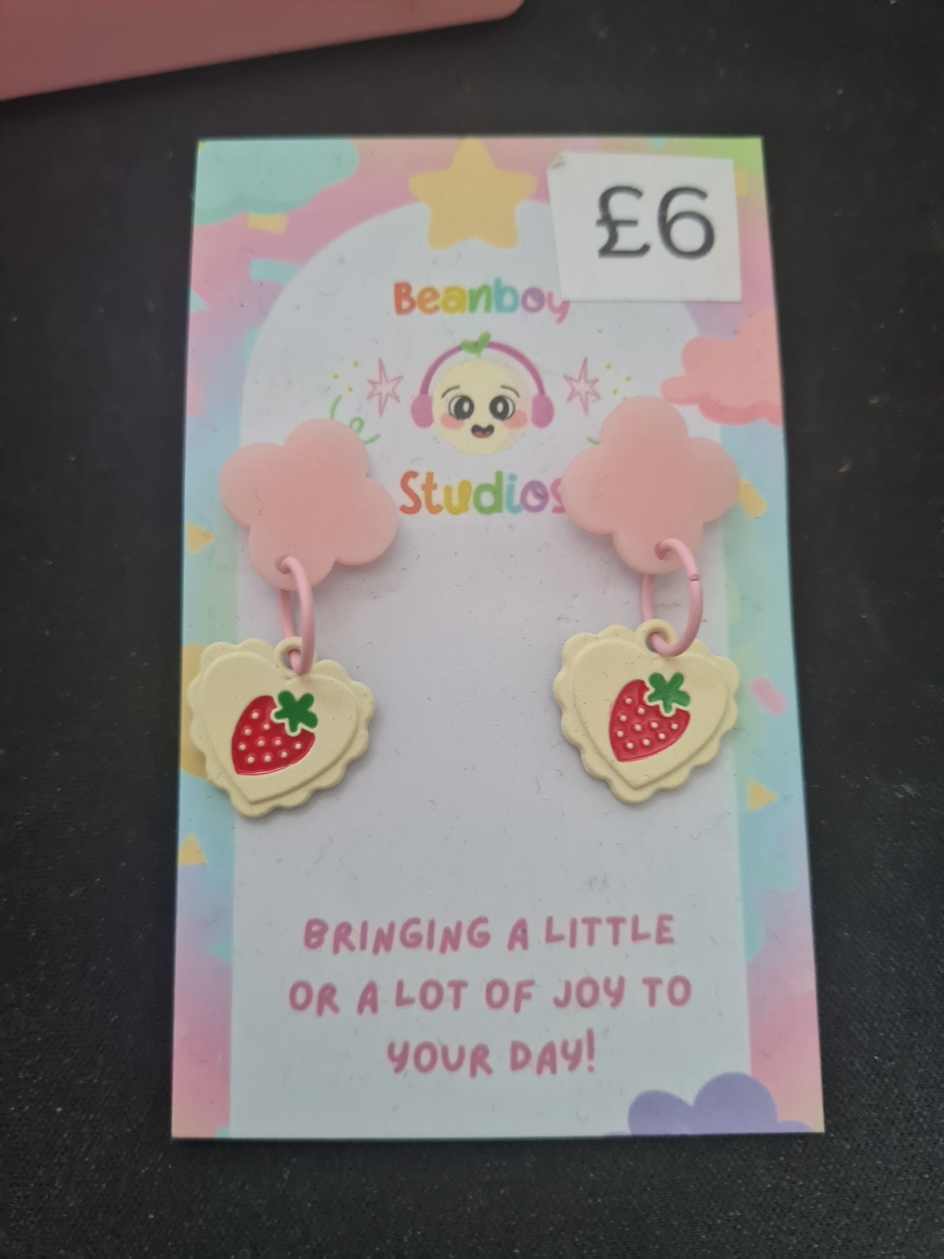 strawberry earrings