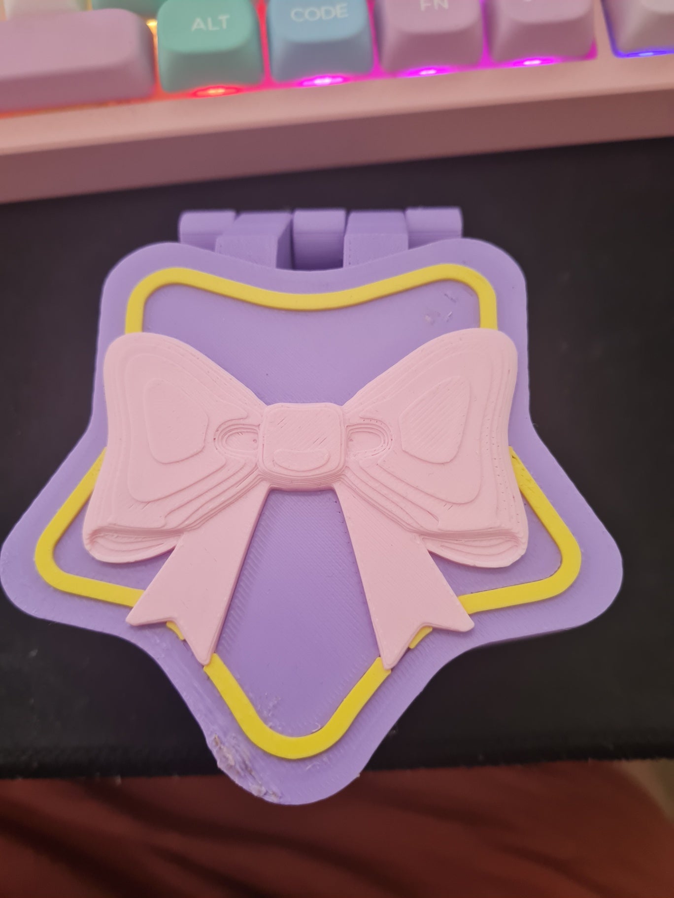 compact clicker purple