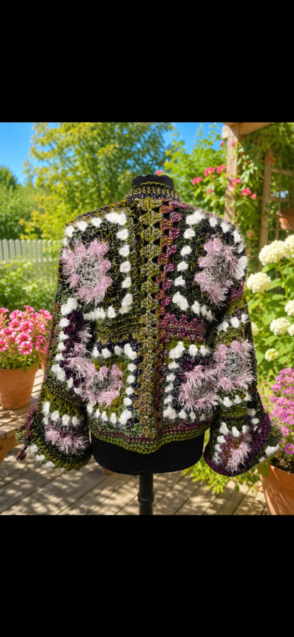 Heavyweight summer jacket green/pink