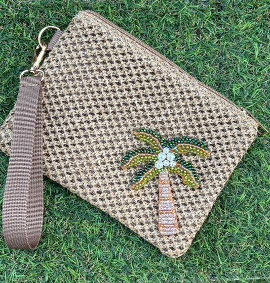 Palm tree wristlet (B)