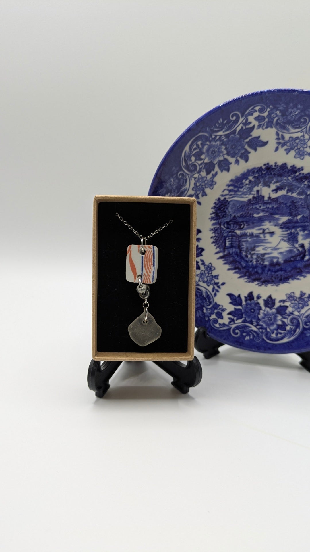 Mixed Necklace | Made from Vintage Plates 