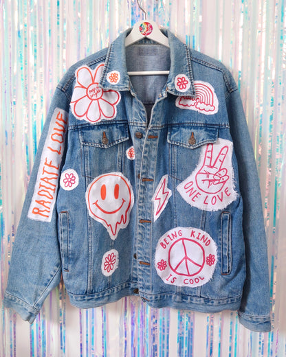 Hippie Heart denim jacket - 1