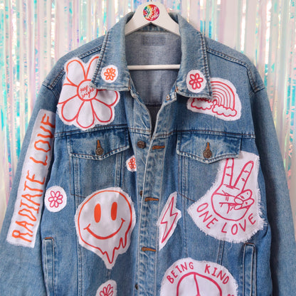 Hippie Heart denim jacket - 1