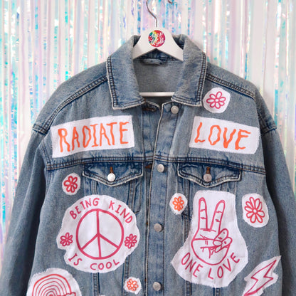 Hippie Heart denim jacket - 2