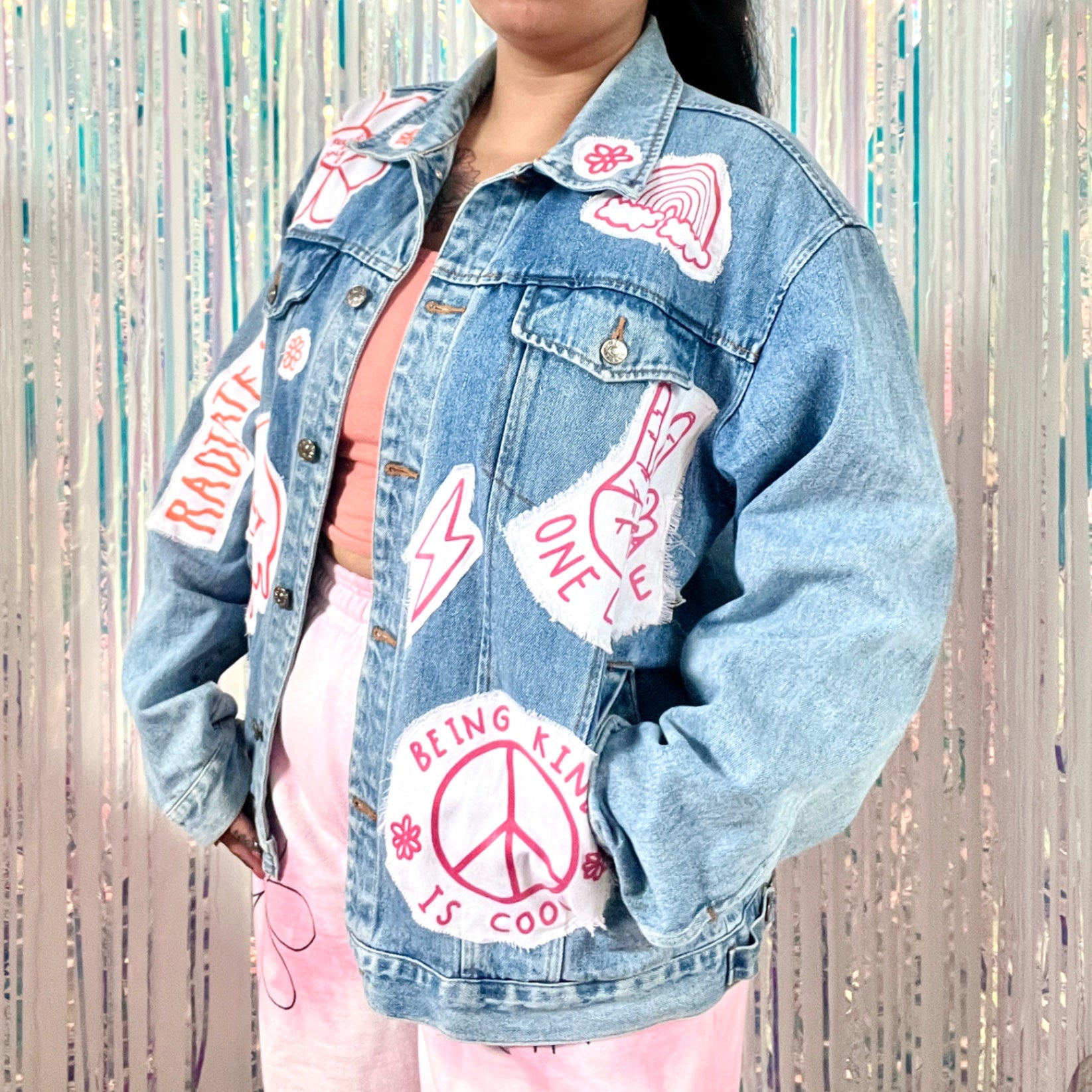 Hippie Heart denim jacket - 1